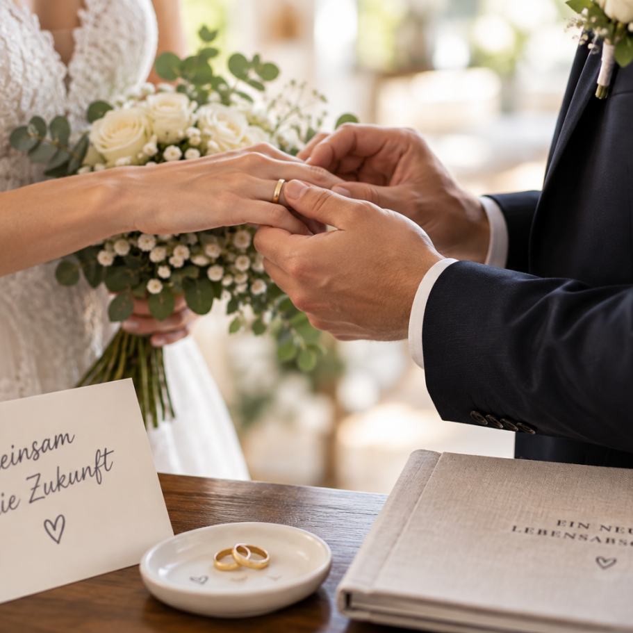 Versicherungen bei Veränderungen im Leben Hochzeit als Beispiel für veränderte Lebensumstände und Versicherungsbedarf