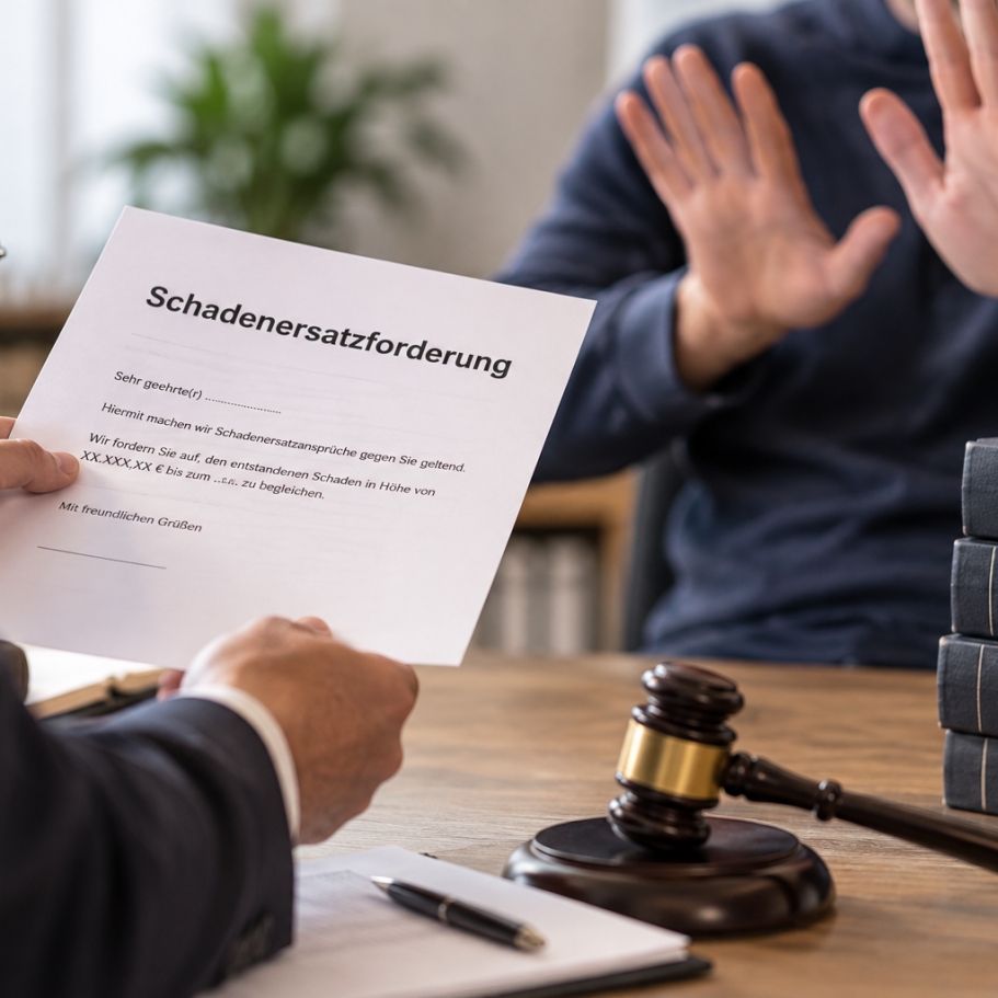 Absicherung bei Haftungsrisiken Schadenersatzforderung als Beispiel für ein privates Haftungsrisiko